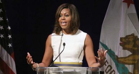 First lady salutes Grammy Museum, music teachers