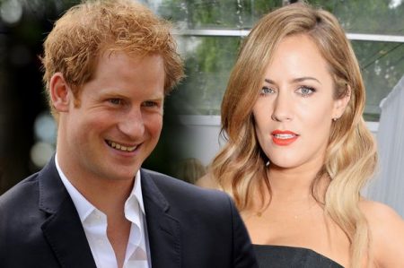 Prince Harry calls ex girlfriend Caroline Flack but 'just as friends'