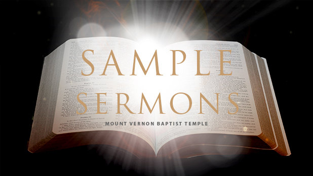 Soul Stirring Sample Sermons